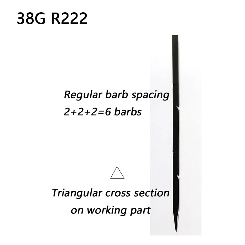 38 Gauge Triangular Needle, Medium Punching Needle For DIY Felting