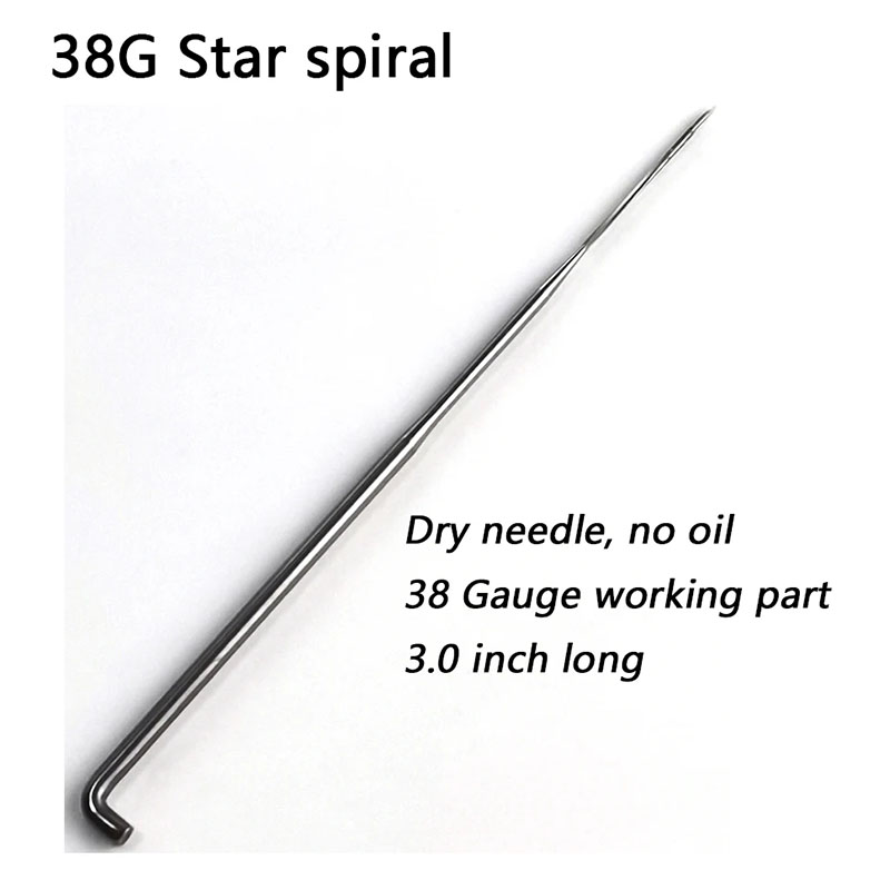 Star Spiral Needle, Star Felting Needle with Twisted Working Part for Hand Wool Felting