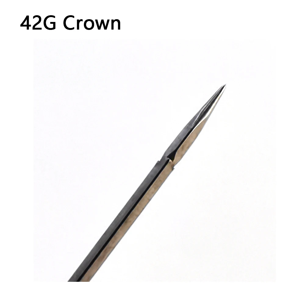 42G Crown Needle, Triangular Felting Needle for Doll head Mohair Rooting 500pcs/box