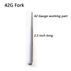42G Fork Needle, Forked Felting Needle for Baby Reborn Hair Implant 500pcs/box