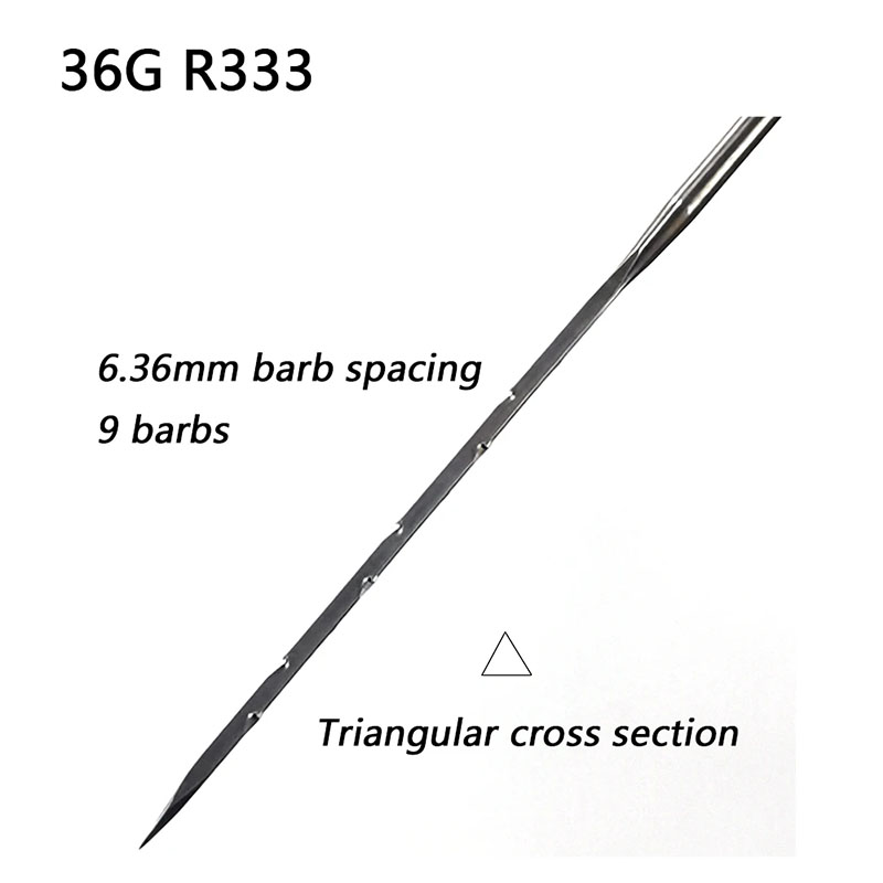 36 Gauge Triangular Needle, Coarse Triangle Punch Needle For Wool Felting Starter