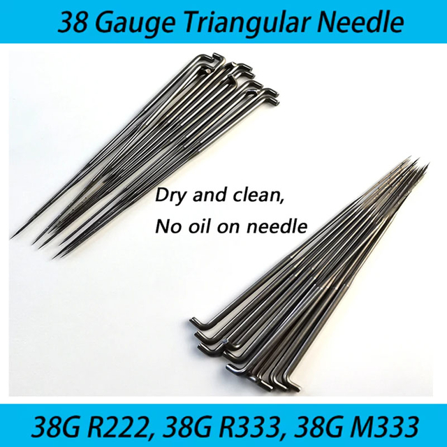 38 Gauge Triangular Needle, Medium Punching Needle For DIY Felting
