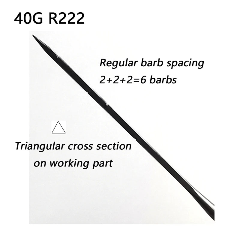 40 Gauge Trangular Needle, Fine Clover Felting Needle For Detail Work Felting
