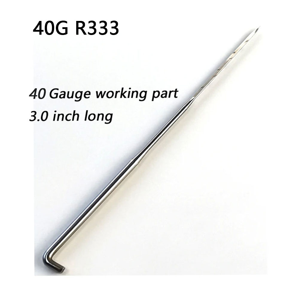 40 Gauge Triangular Needle, Fine Felt Needle For Detail Work Felting 500pcs/box