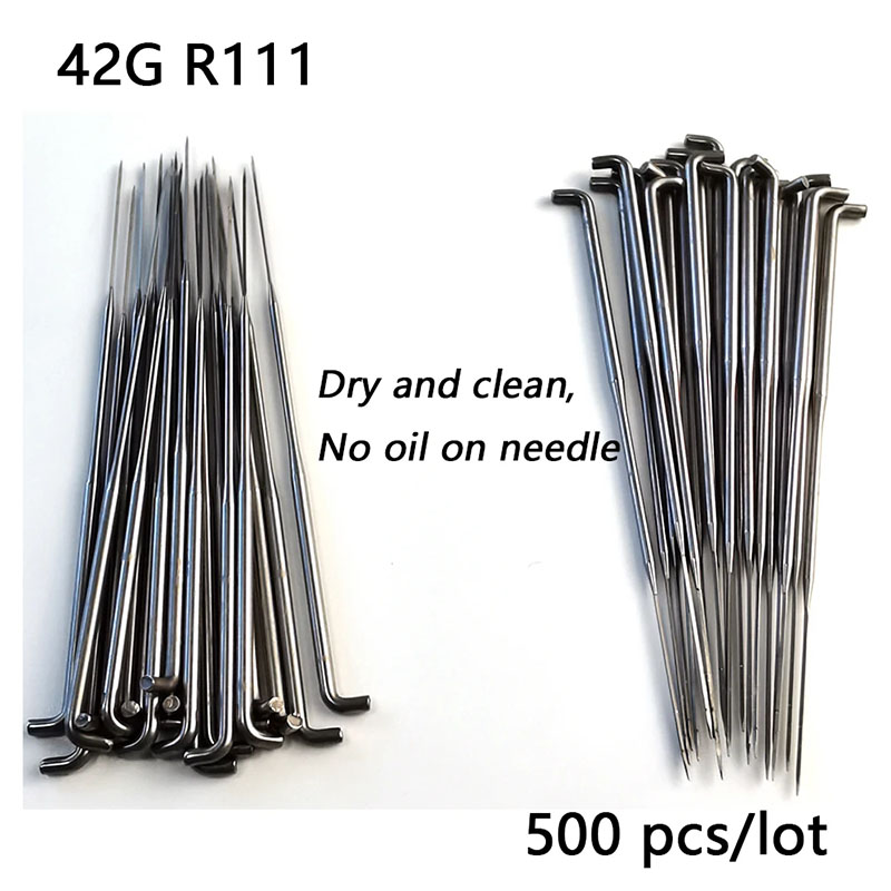 42 Gauge Triangle Needle, Supper Fine Rooting Needle For Reborn Doll Hair 500pcs/box