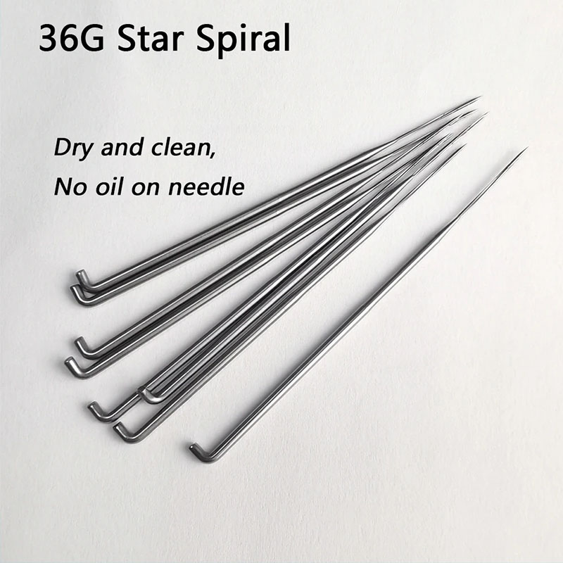 Star Spiral Needle, Star Felting Needle with Twisted Working Part for Hand Wool Felting