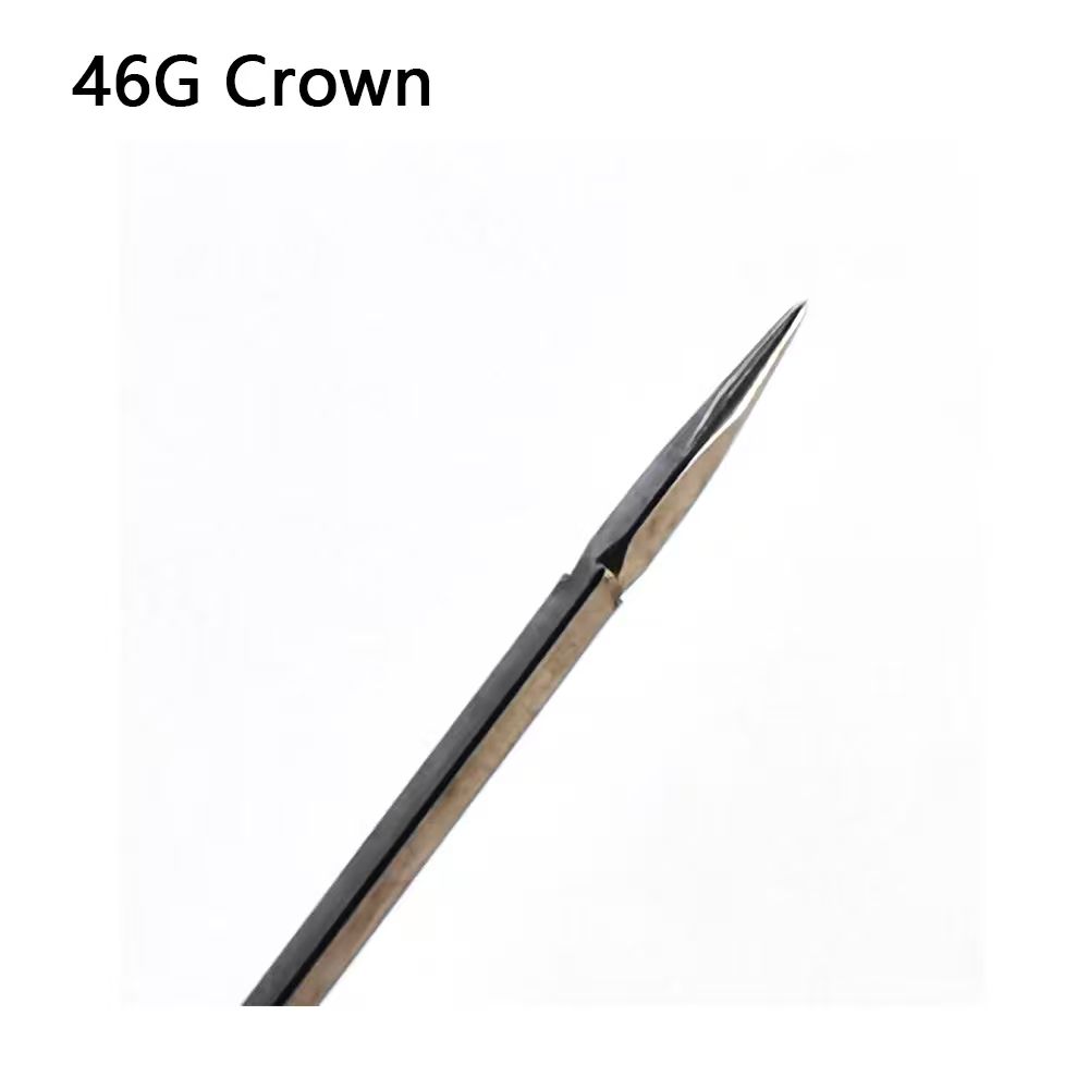 46G Crown Needle, Triangle Felting Needle for Reborn Baby Hair Rooting 500pcs/box