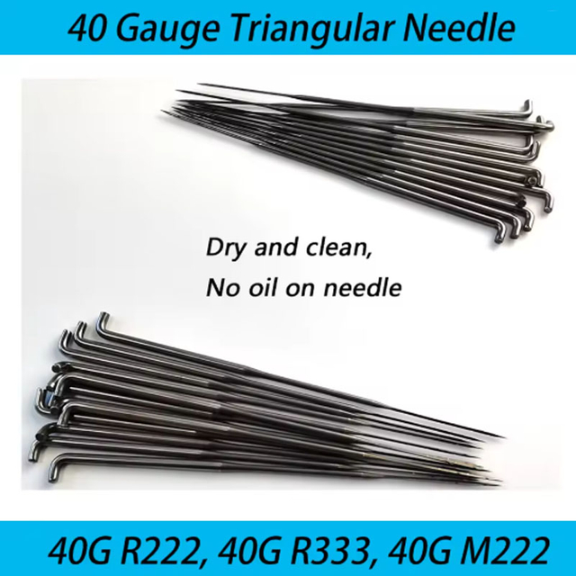 40 Gauge Trangular Needle, Fine Clover Felting Needle For Detail Work Felting