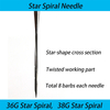 Star Spiral Needle, Star Felting Needle with Twisted Working Part for Hand Wool Felting