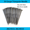 36 Gauge Triangular Needle, Coarse Triangle Punch Needle For Wool Felting Starter
