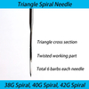 Spiral Needle, Triangle Twisted Felting Needle with Twisted Working Part for Hand Felting